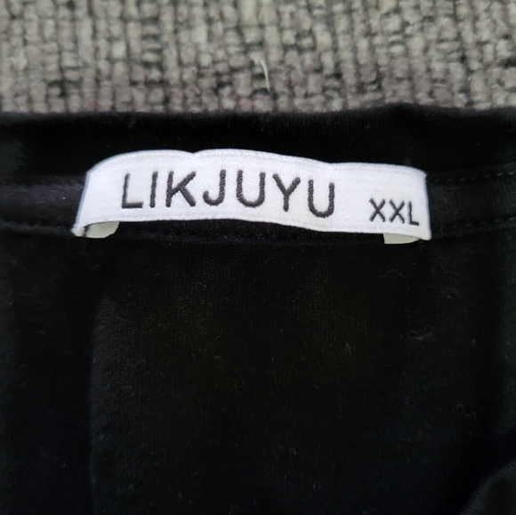 Womens Plus Size Scoop Neck Bodysuit - Picture 7 of 8